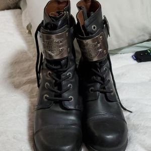 Harley Davidson leather Biker boots